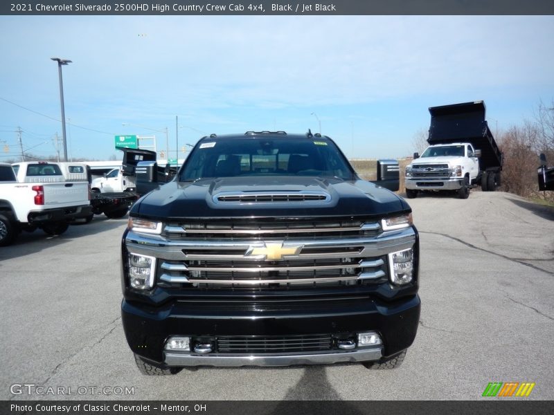 Black / Jet Black 2021 Chevrolet Silverado 2500HD High Country Crew Cab 4x4