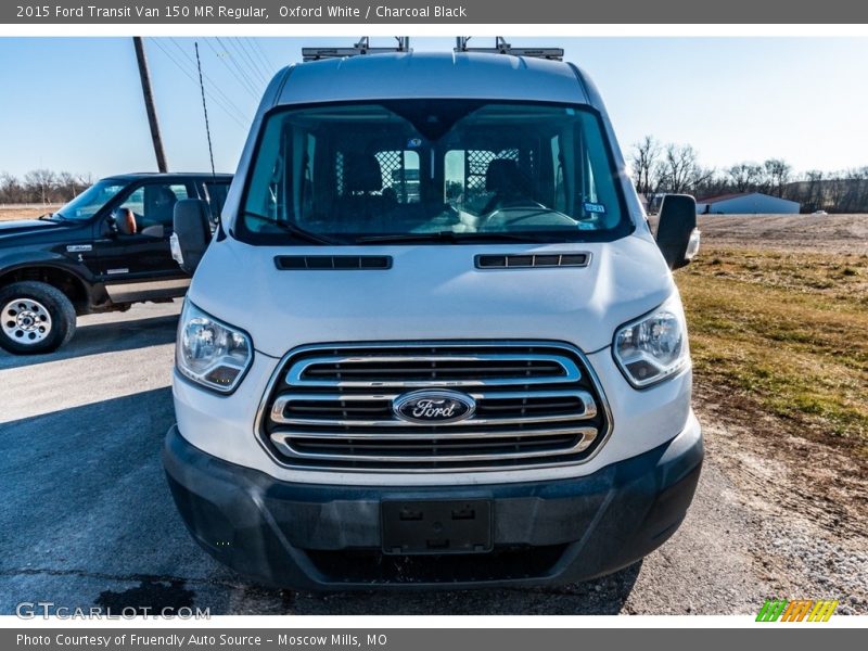 Oxford White / Charcoal Black 2015 Ford Transit Van 150 MR Regular