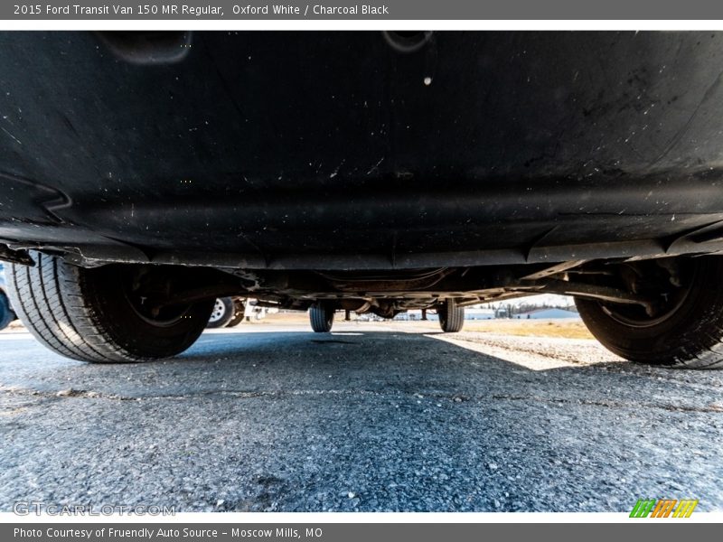 Oxford White / Charcoal Black 2015 Ford Transit Van 150 MR Regular
