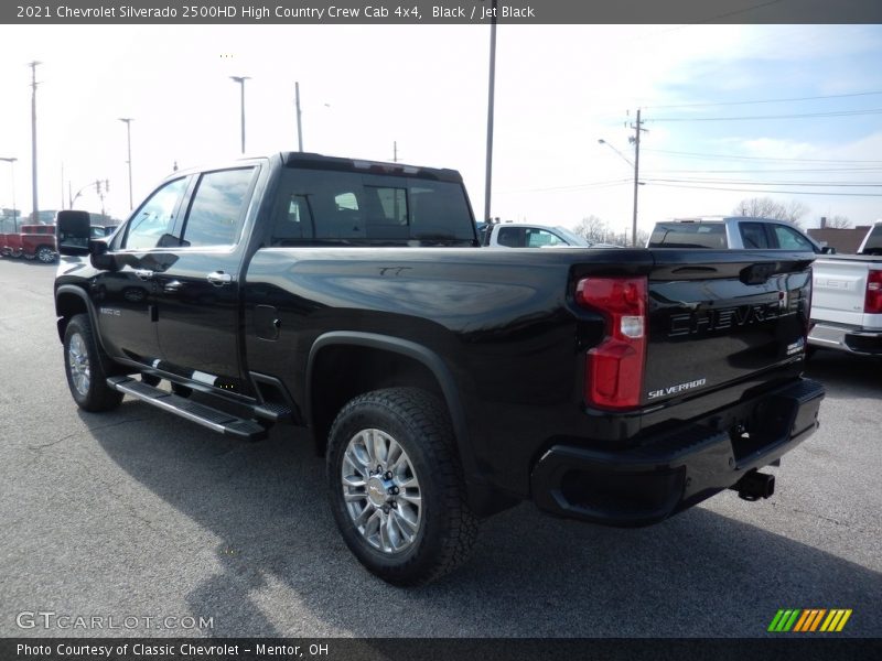 Black / Jet Black 2021 Chevrolet Silverado 2500HD High Country Crew Cab 4x4