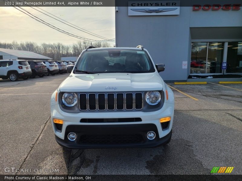 Alpine White / Black 2021 Jeep Renegade Limited 4x4