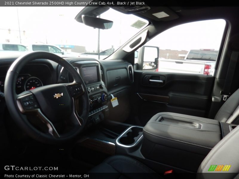 Black / Jet Black 2021 Chevrolet Silverado 2500HD High Country Crew Cab 4x4