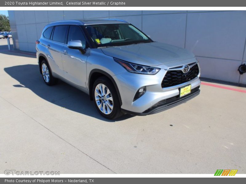 Celestial Silver Metallic / Graphite 2020 Toyota Highlander Limited
