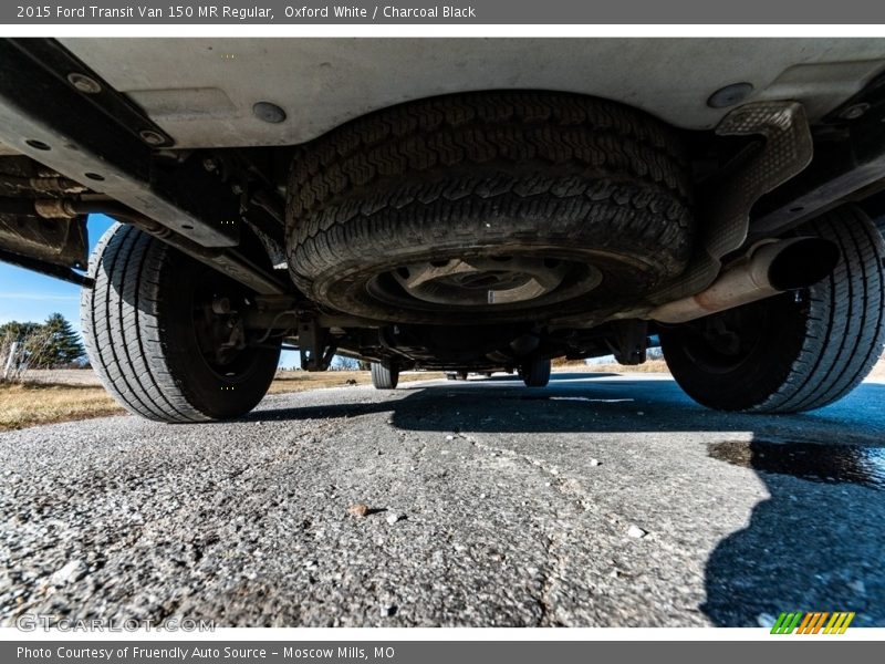 Oxford White / Charcoal Black 2015 Ford Transit Van 150 MR Regular