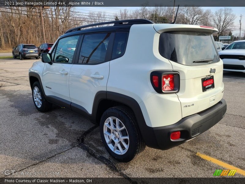 Alpine White / Black 2021 Jeep Renegade Limited 4x4