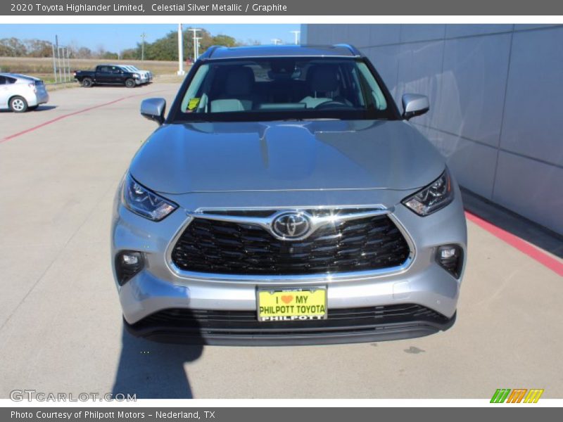 Celestial Silver Metallic / Graphite 2020 Toyota Highlander Limited