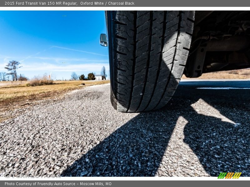 Oxford White / Charcoal Black 2015 Ford Transit Van 150 MR Regular