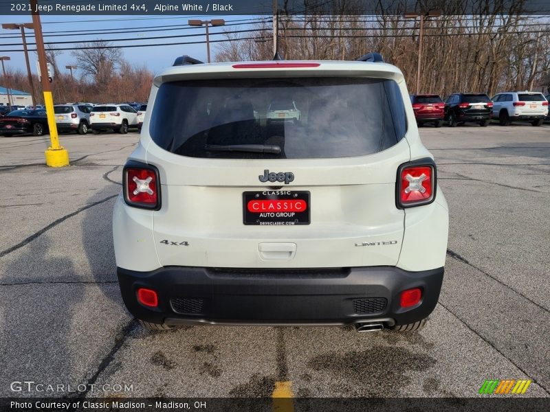 Alpine White / Black 2021 Jeep Renegade Limited 4x4