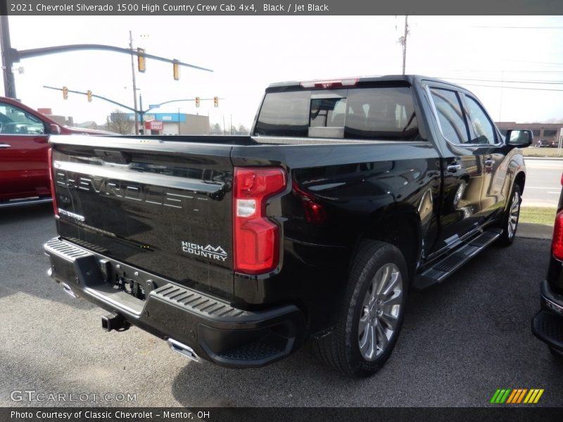Black / Jet Black 2021 Chevrolet Silverado 1500 High Country Crew Cab 4x4