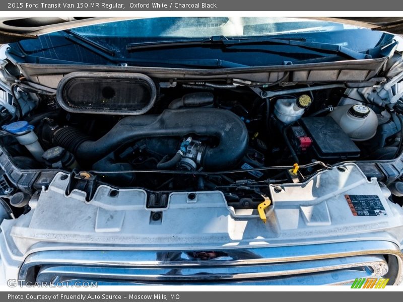 Oxford White / Charcoal Black 2015 Ford Transit Van 150 MR Regular