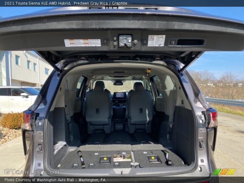 Predawn Gray Mica / Graphite 2021 Toyota Sienna XLE AWD Hybrid