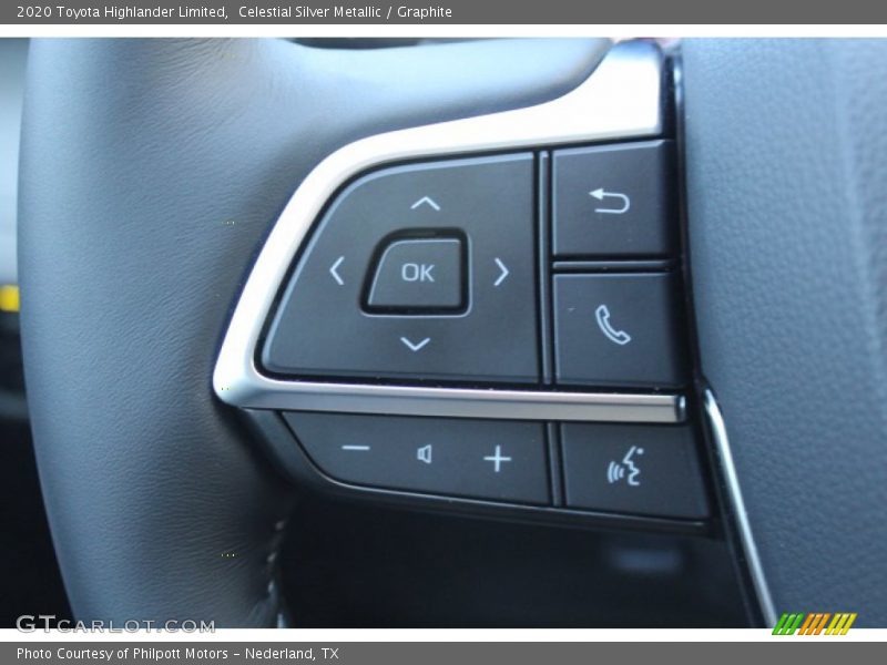 Celestial Silver Metallic / Graphite 2020 Toyota Highlander Limited