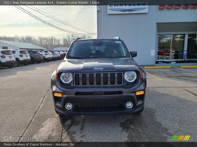 Granite Crystal Metallic / Black 2021 Jeep Renegade Latitude 4x4