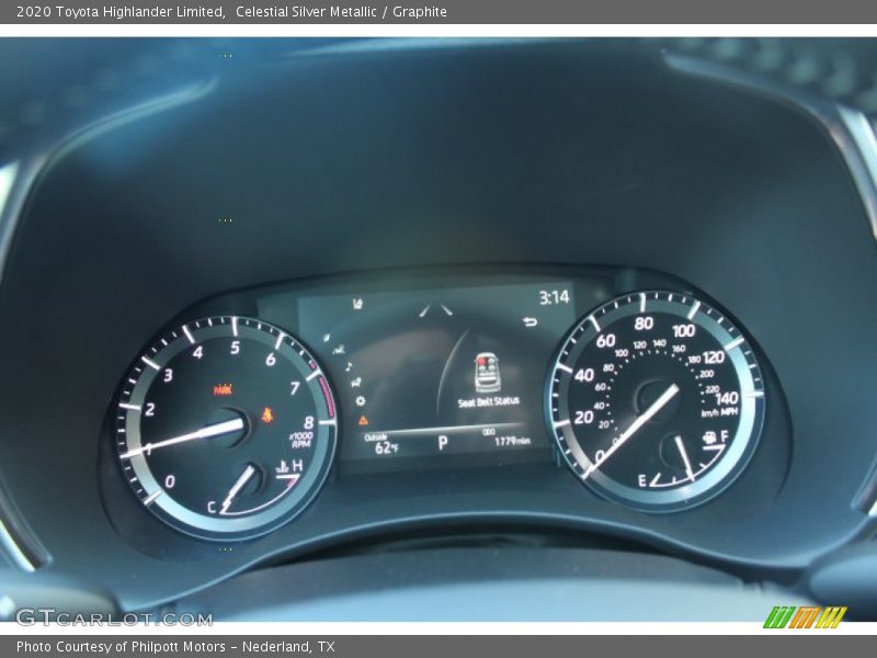 Celestial Silver Metallic / Graphite 2020 Toyota Highlander Limited