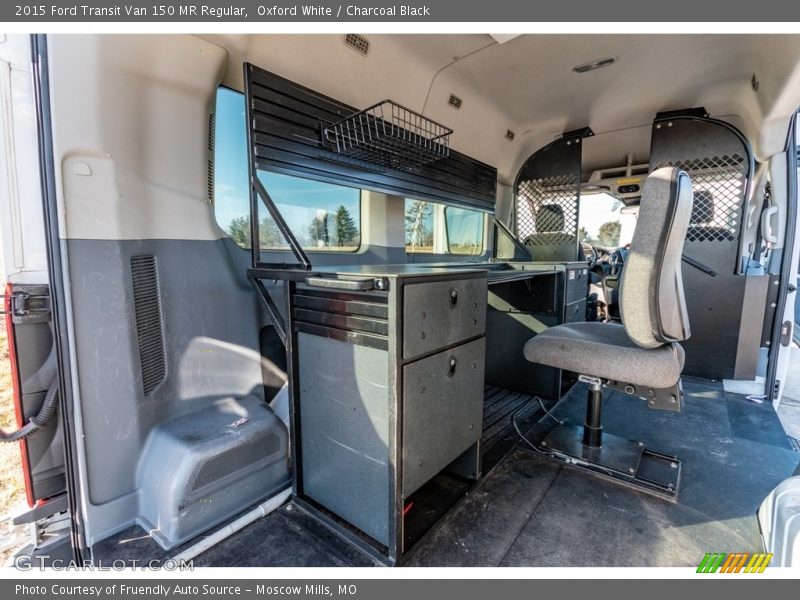Oxford White / Charcoal Black 2015 Ford Transit Van 150 MR Regular