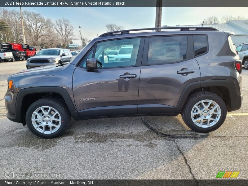 Granite Crystal Metallic / Black 2021 Jeep Renegade Latitude 4x4