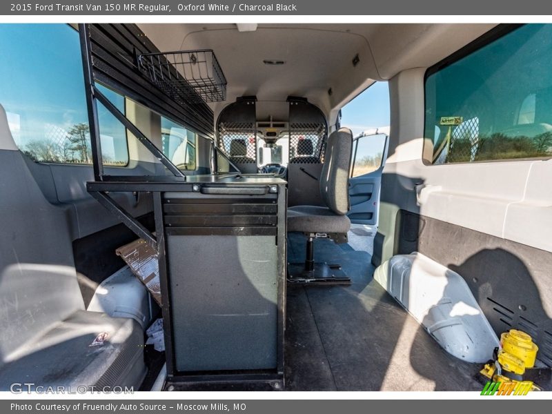 Oxford White / Charcoal Black 2015 Ford Transit Van 150 MR Regular