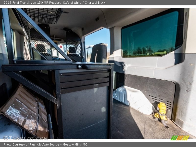 Oxford White / Charcoal Black 2015 Ford Transit Van 150 MR Regular