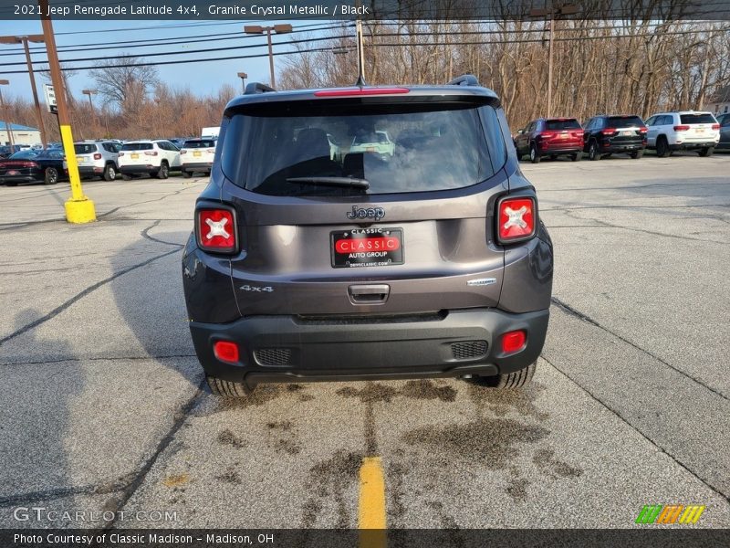 Granite Crystal Metallic / Black 2021 Jeep Renegade Latitude 4x4