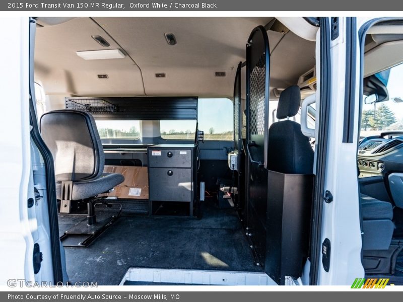 Oxford White / Charcoal Black 2015 Ford Transit Van 150 MR Regular