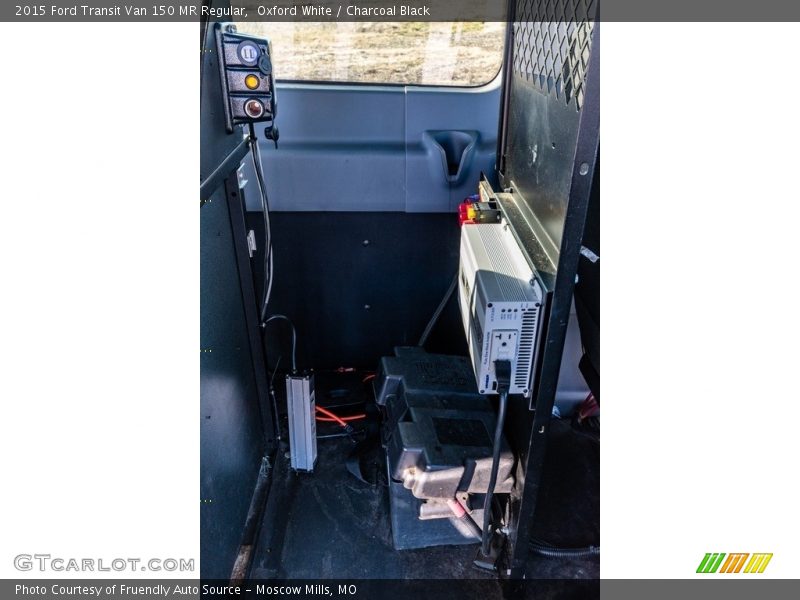 Oxford White / Charcoal Black 2015 Ford Transit Van 150 MR Regular