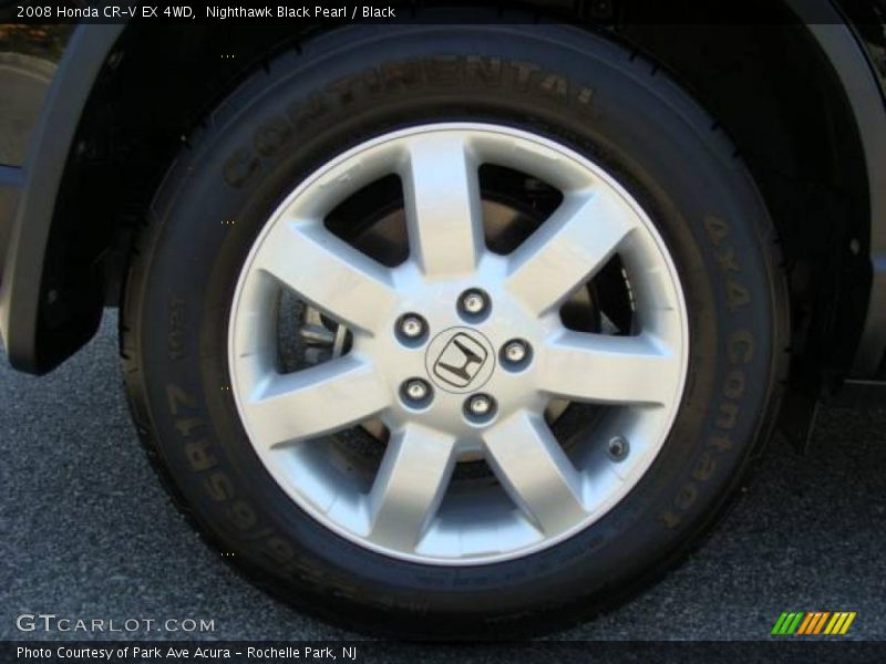 Nighthawk Black Pearl / Black 2008 Honda CR-V EX 4WD