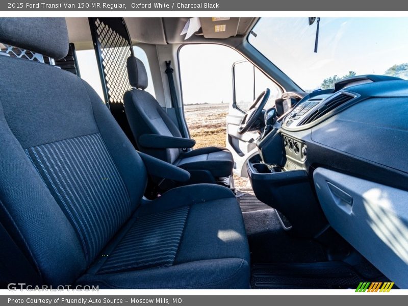 Oxford White / Charcoal Black 2015 Ford Transit Van 150 MR Regular