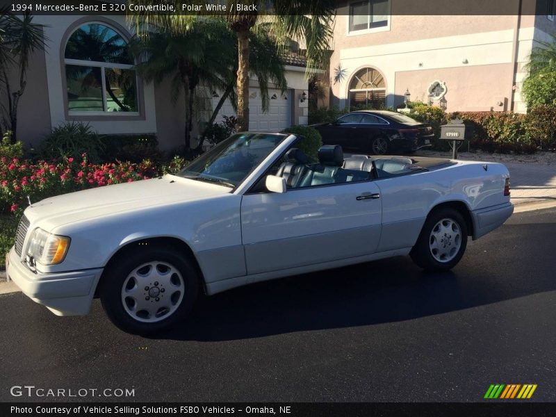 Polar White / Black 1994 Mercedes-Benz E 320 Convertible