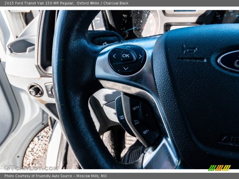 Oxford White / Charcoal Black 2015 Ford Transit Van 150 MR Regular