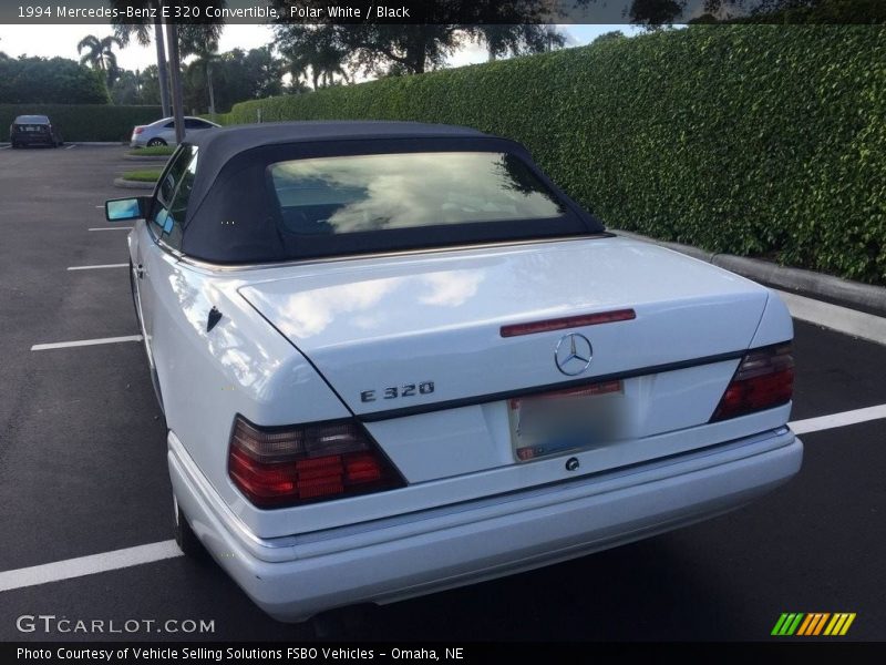 Polar White / Black 1994 Mercedes-Benz E 320 Convertible