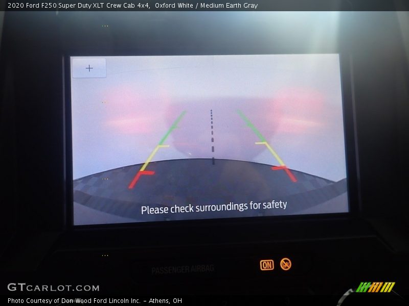 Oxford White / Medium Earth Gray 2020 Ford F250 Super Duty XLT Crew Cab 4x4