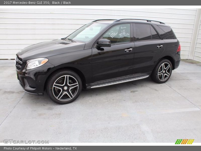 Black / Black 2017 Mercedes-Benz GLE 350