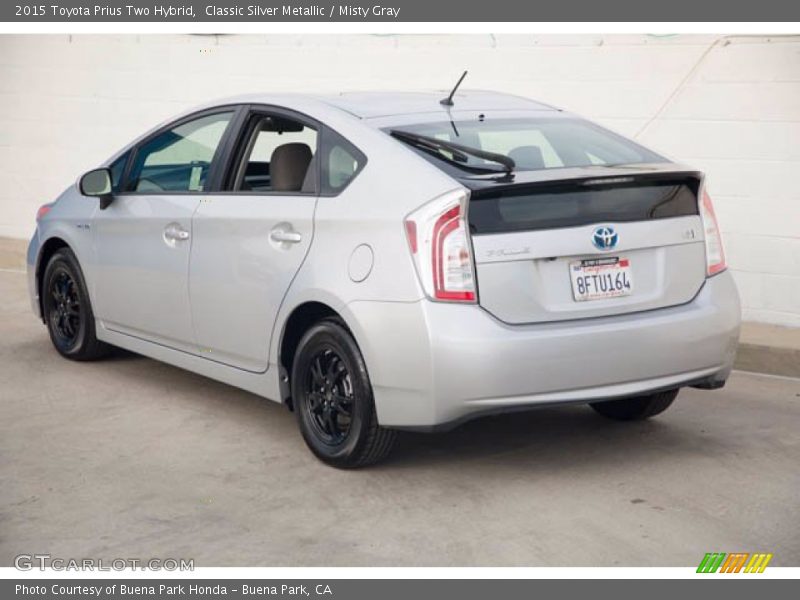 Classic Silver Metallic / Misty Gray 2015 Toyota Prius Two Hybrid