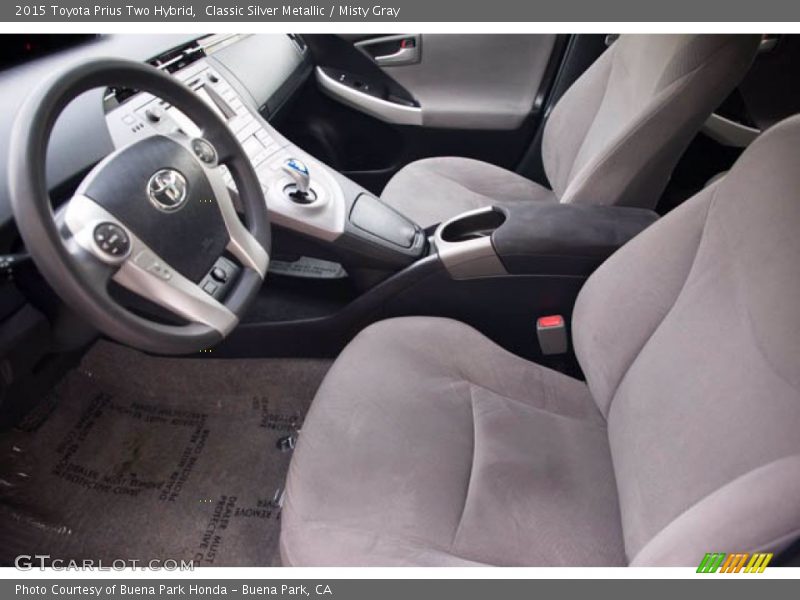 Classic Silver Metallic / Misty Gray 2015 Toyota Prius Two Hybrid