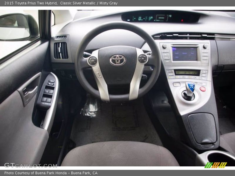 Classic Silver Metallic / Misty Gray 2015 Toyota Prius Two Hybrid