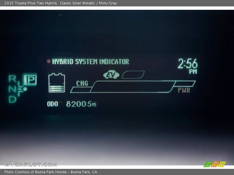 Classic Silver Metallic / Misty Gray 2015 Toyota Prius Two Hybrid