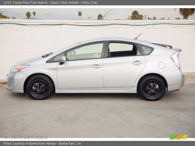 Classic Silver Metallic / Misty Gray 2015 Toyota Prius Two Hybrid