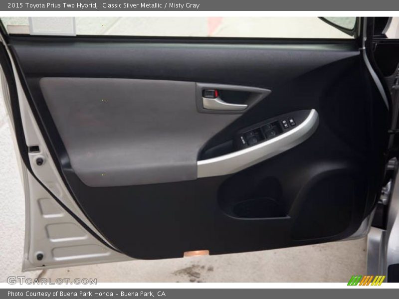 Classic Silver Metallic / Misty Gray 2015 Toyota Prius Two Hybrid