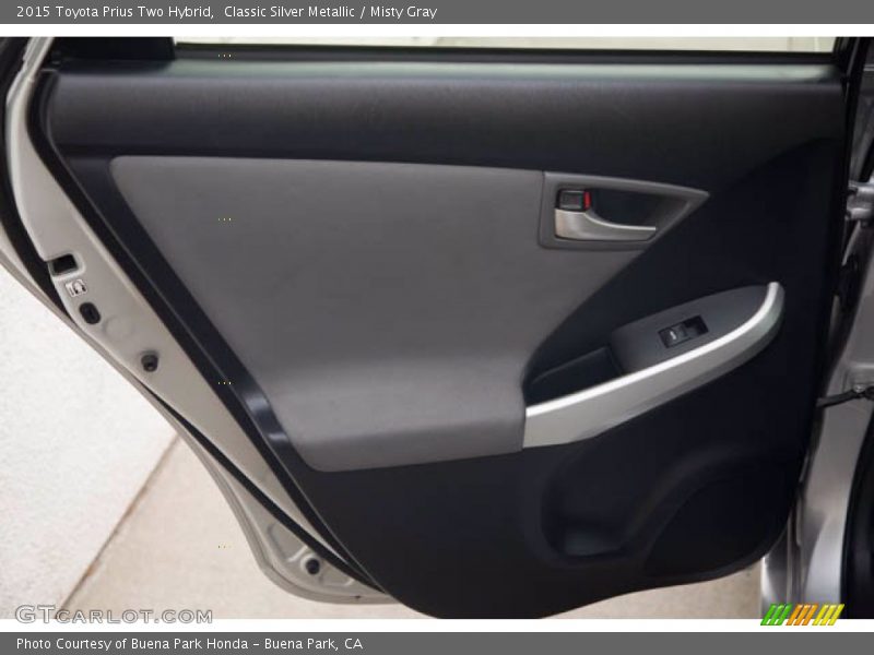 Classic Silver Metallic / Misty Gray 2015 Toyota Prius Two Hybrid