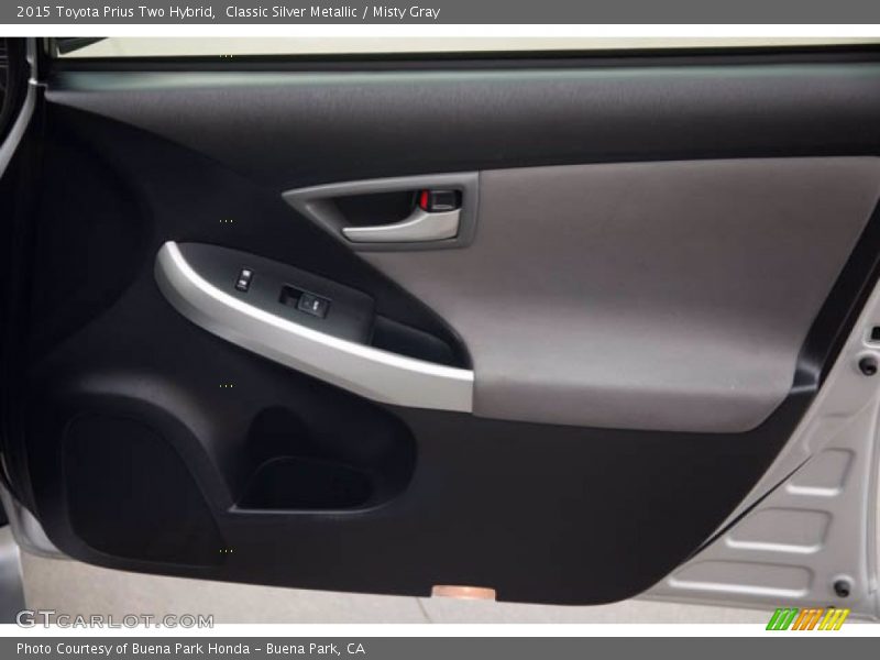 Classic Silver Metallic / Misty Gray 2015 Toyota Prius Two Hybrid