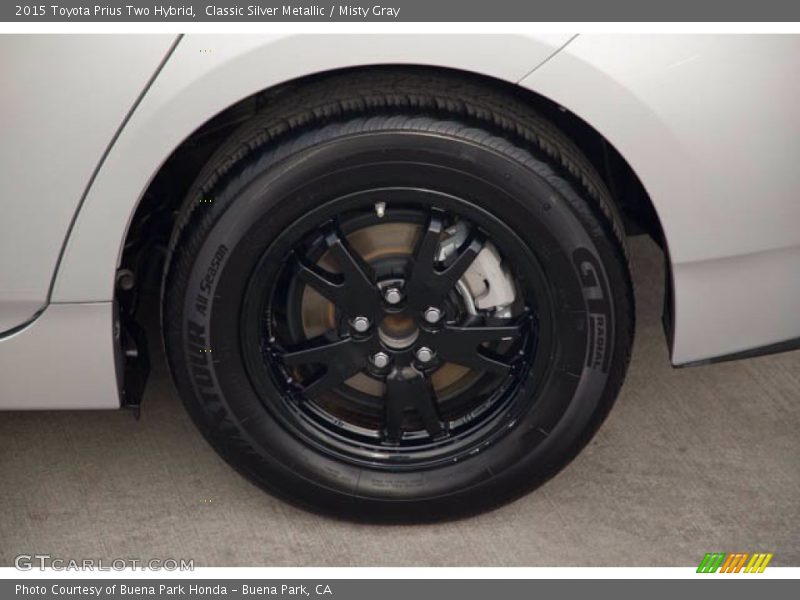 Classic Silver Metallic / Misty Gray 2015 Toyota Prius Two Hybrid