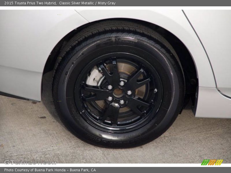 Classic Silver Metallic / Misty Gray 2015 Toyota Prius Two Hybrid