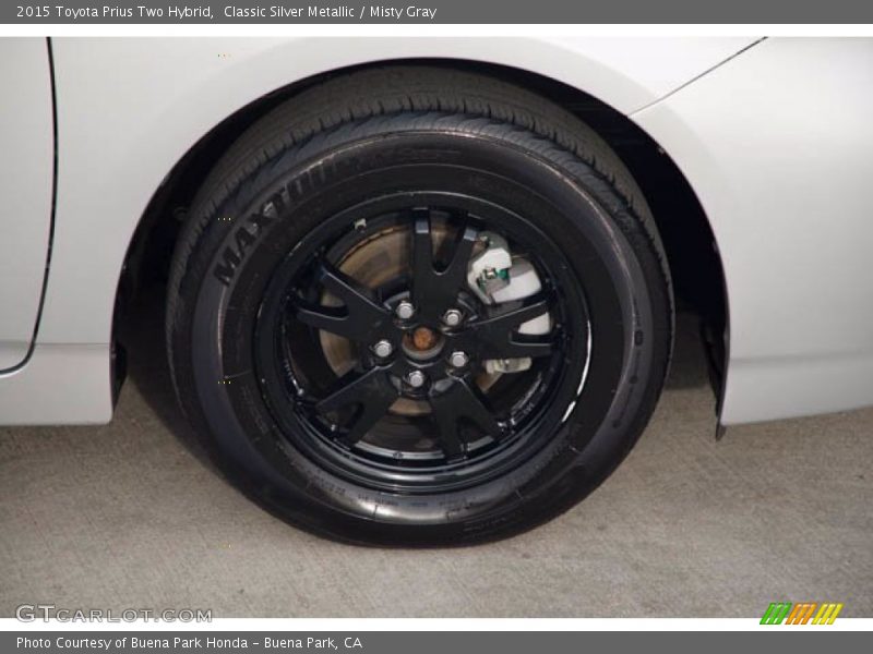 Classic Silver Metallic / Misty Gray 2015 Toyota Prius Two Hybrid