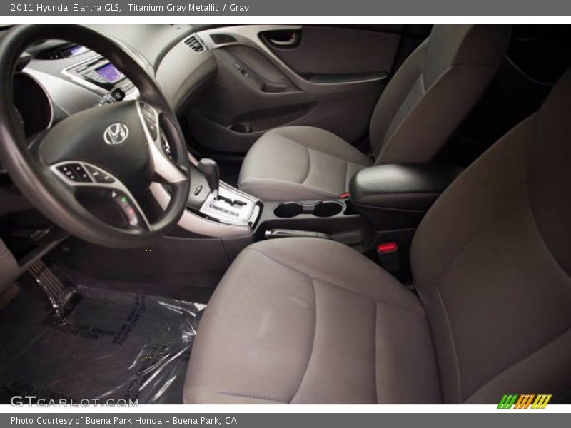 Titanium Gray Metallic / Gray 2011 Hyundai Elantra GLS