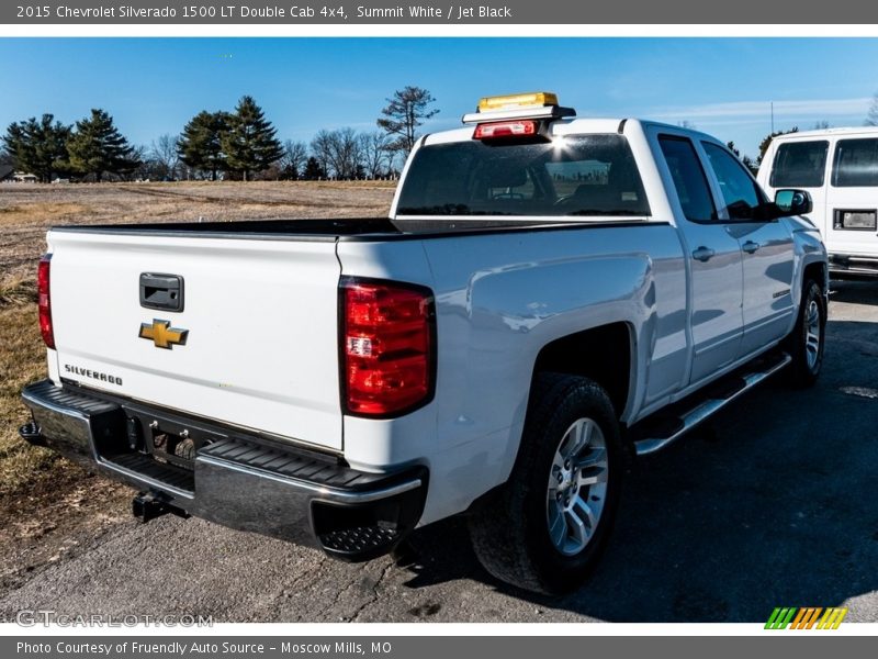 Summit White / Jet Black 2015 Chevrolet Silverado 1500 LT Double Cab 4x4