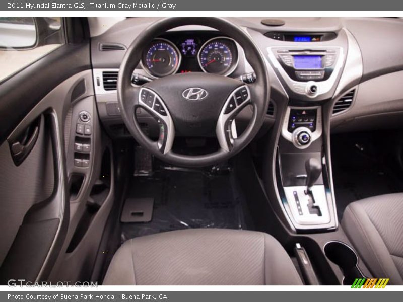 Titanium Gray Metallic / Gray 2011 Hyundai Elantra GLS