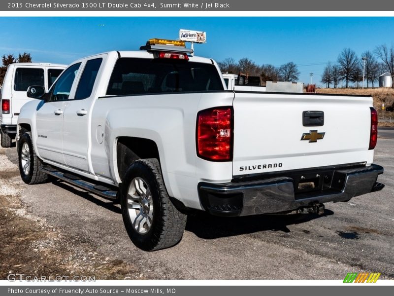Summit White / Jet Black 2015 Chevrolet Silverado 1500 LT Double Cab 4x4