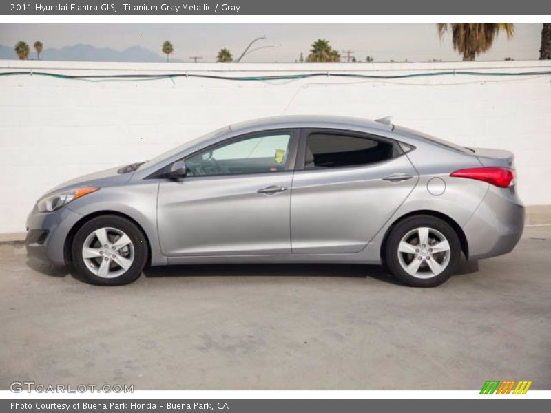 Titanium Gray Metallic / Gray 2011 Hyundai Elantra GLS