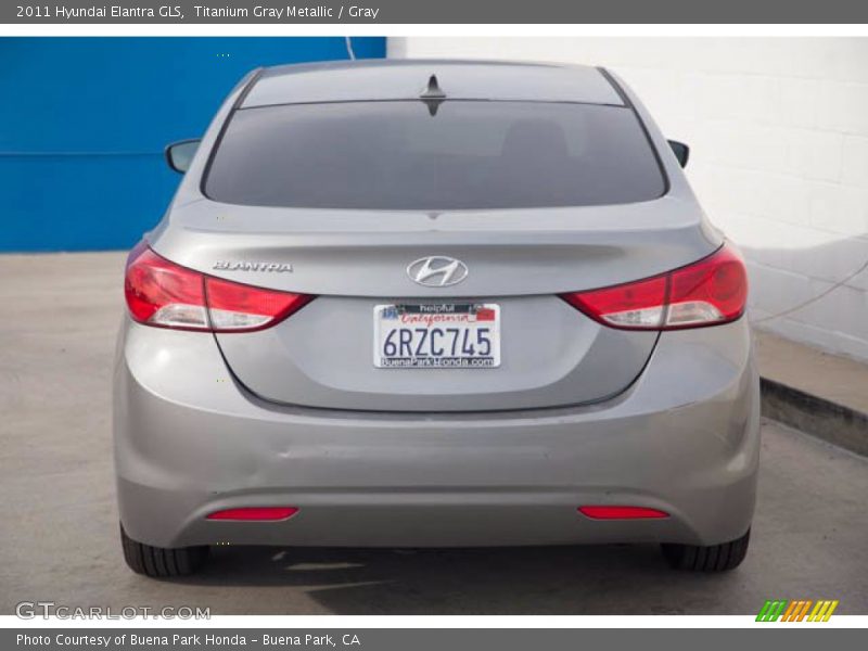 Titanium Gray Metallic / Gray 2011 Hyundai Elantra GLS