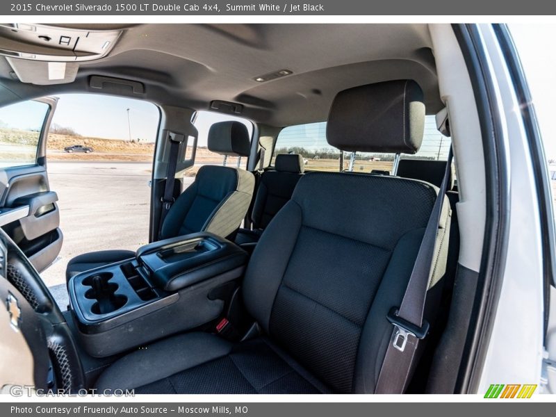 Summit White / Jet Black 2015 Chevrolet Silverado 1500 LT Double Cab 4x4